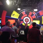 Last 32 - Players Introduction - Photo by Michelle Porter, Dorset Darts
