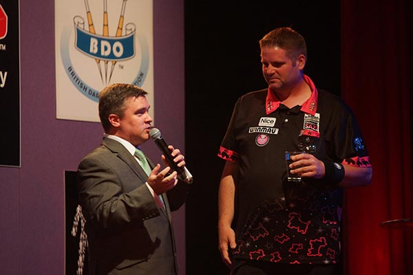 BDO World Trophy 2017 Darts - Scott Mitchell Interview with Richard Ashdown